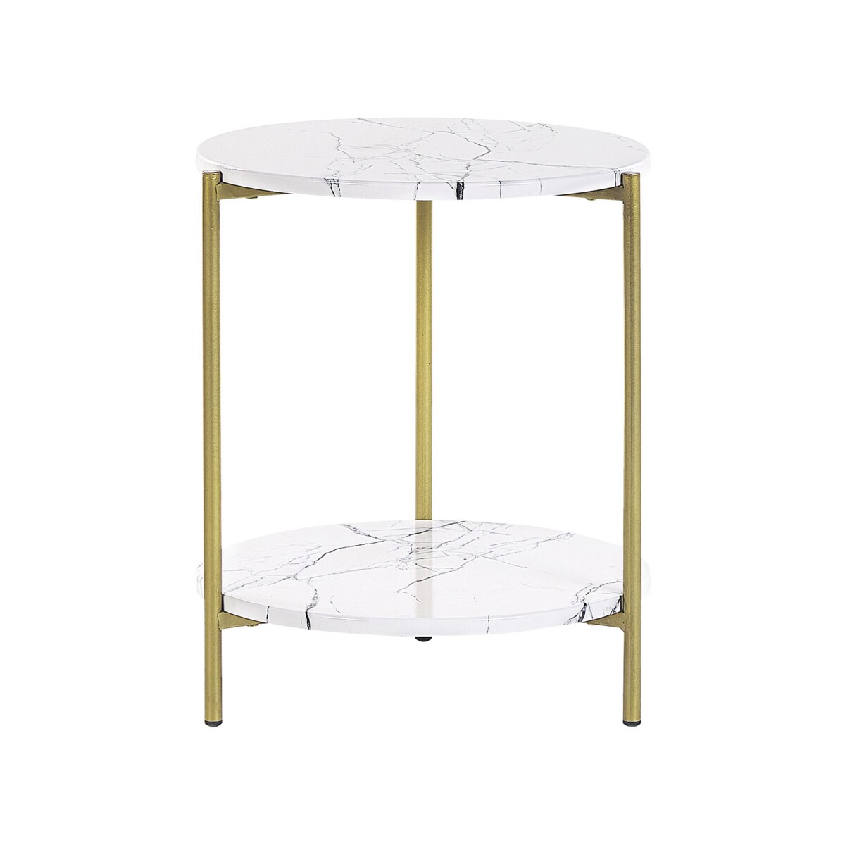 Stolik pomocniczy REVA Biały marmur