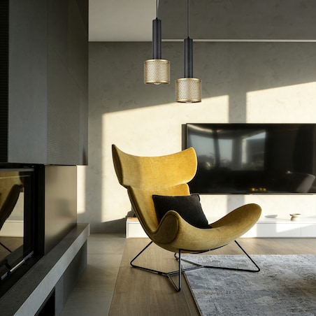 Lampa wisząca Light Prestige Amo czarny 1 x E27 1 szt.