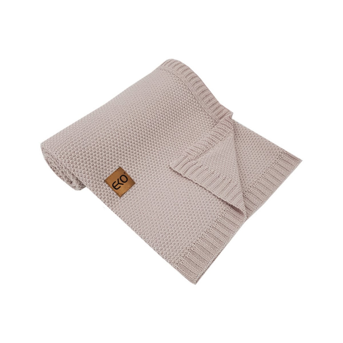 Kocyk bambusowy dla dziecka PUDROWY RÓŻ