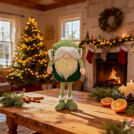 Skrzat świąteczny na teleskopowych nogach ozdoba na święta