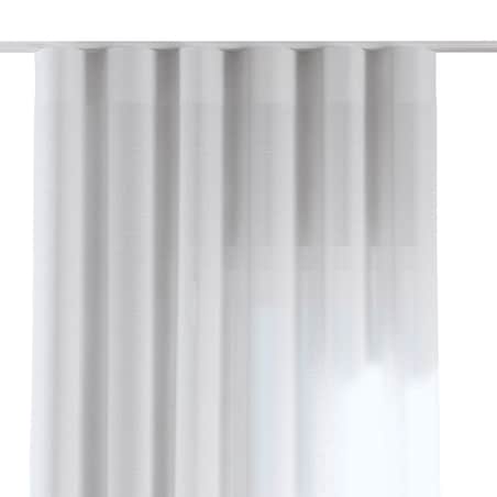 Zasłona na taśmie wave 130x260 prześwitujący biały