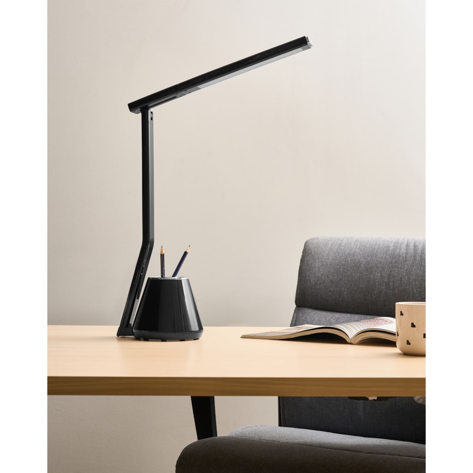 Lampa biurkowa LED DENEB Ze ściemniaczem Czarny