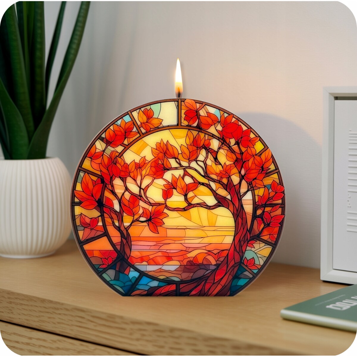 Prezent Dzień Nauczyciela Świeca Sojowa Świeczka Dekoracyjna Jesień
