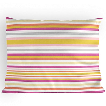SANDER bawełniany komplet pościeli, w paski, wielokolorowy, 140x200