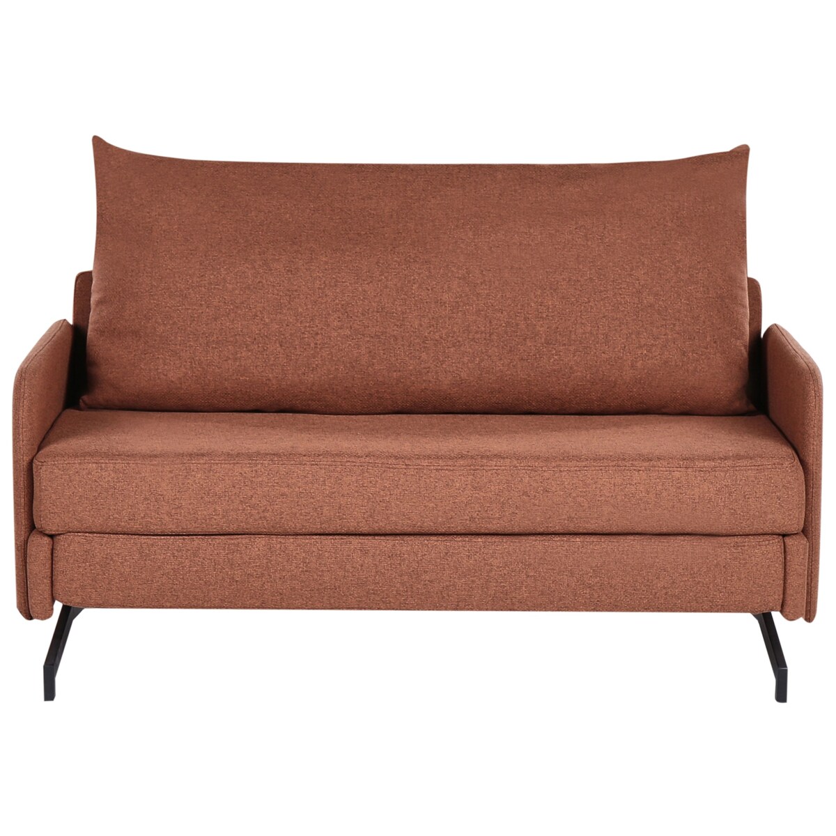 Sofa rozkładana BELFAST Czerwony Tkanina