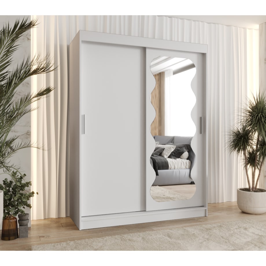 Szafa przesuwna SPOTI 150 biały