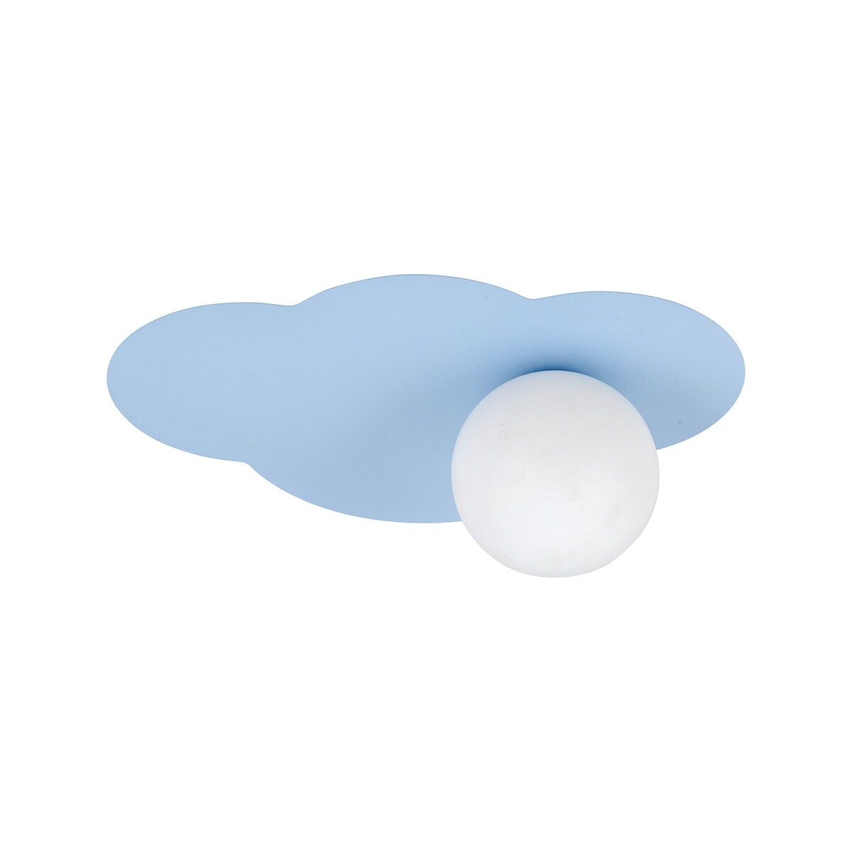Lampa sufitowo-ścienna TK Lighting CLOUD NEW BLUE 11265 niebiesko-biała G9 do salonu i pokoju dziecięcego