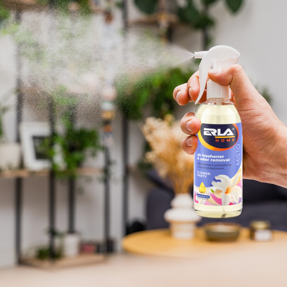 odświeżacz powietrza z neutralizatorem erla misto flower party 250ml
