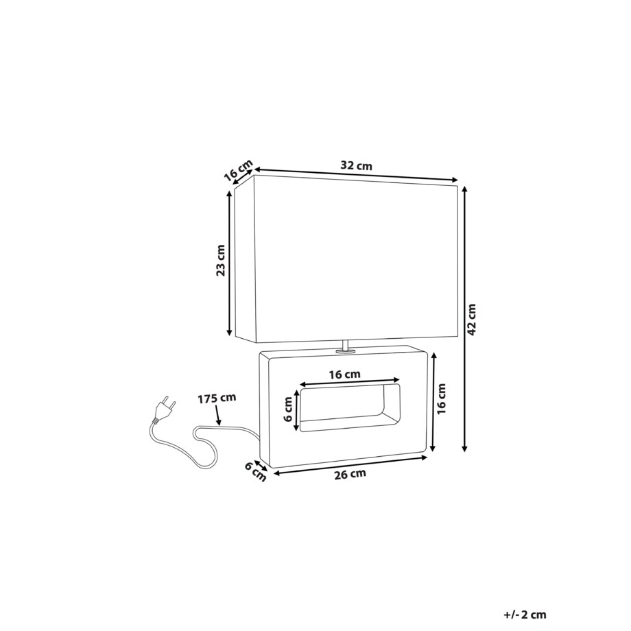 Lampka nocna porcelanowa srebrna ONYX