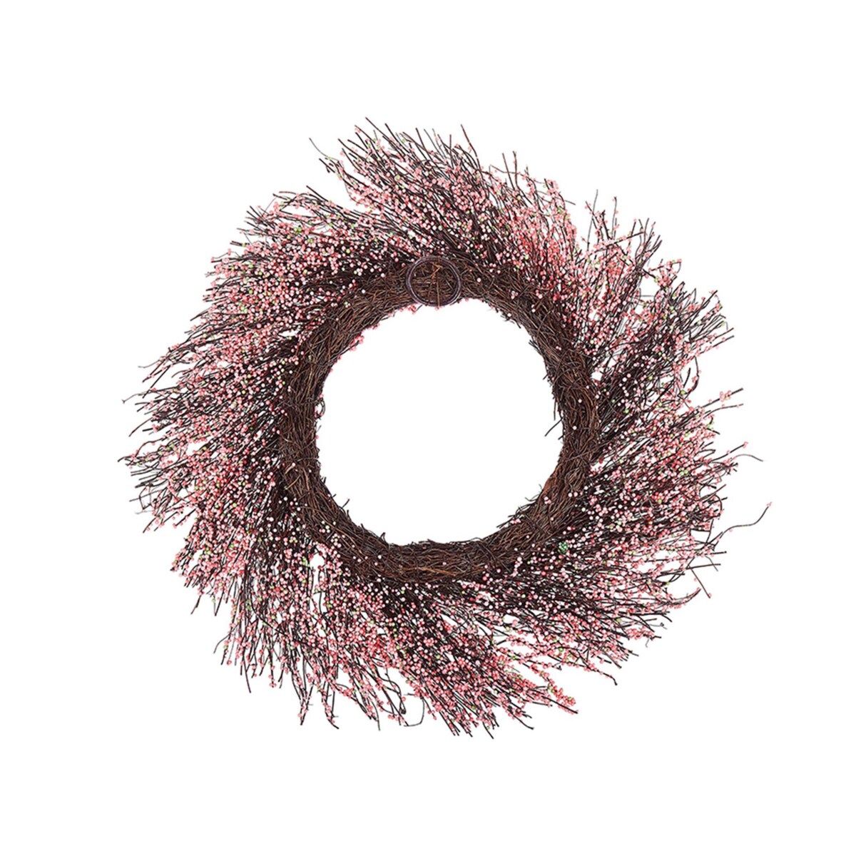 Wianek na drzwi ø 50 cm różowy GALLETAS