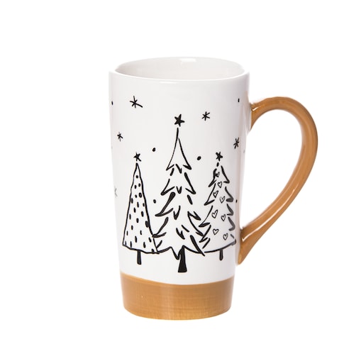 Kubek Świąteczny Ceramiczny Na Prezent 15,5 Cm Boże Narodzenie Duży