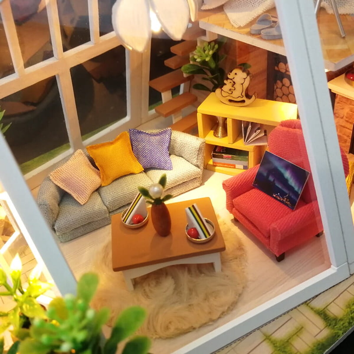 Miniaturowy domek - Domek nad jeziorem