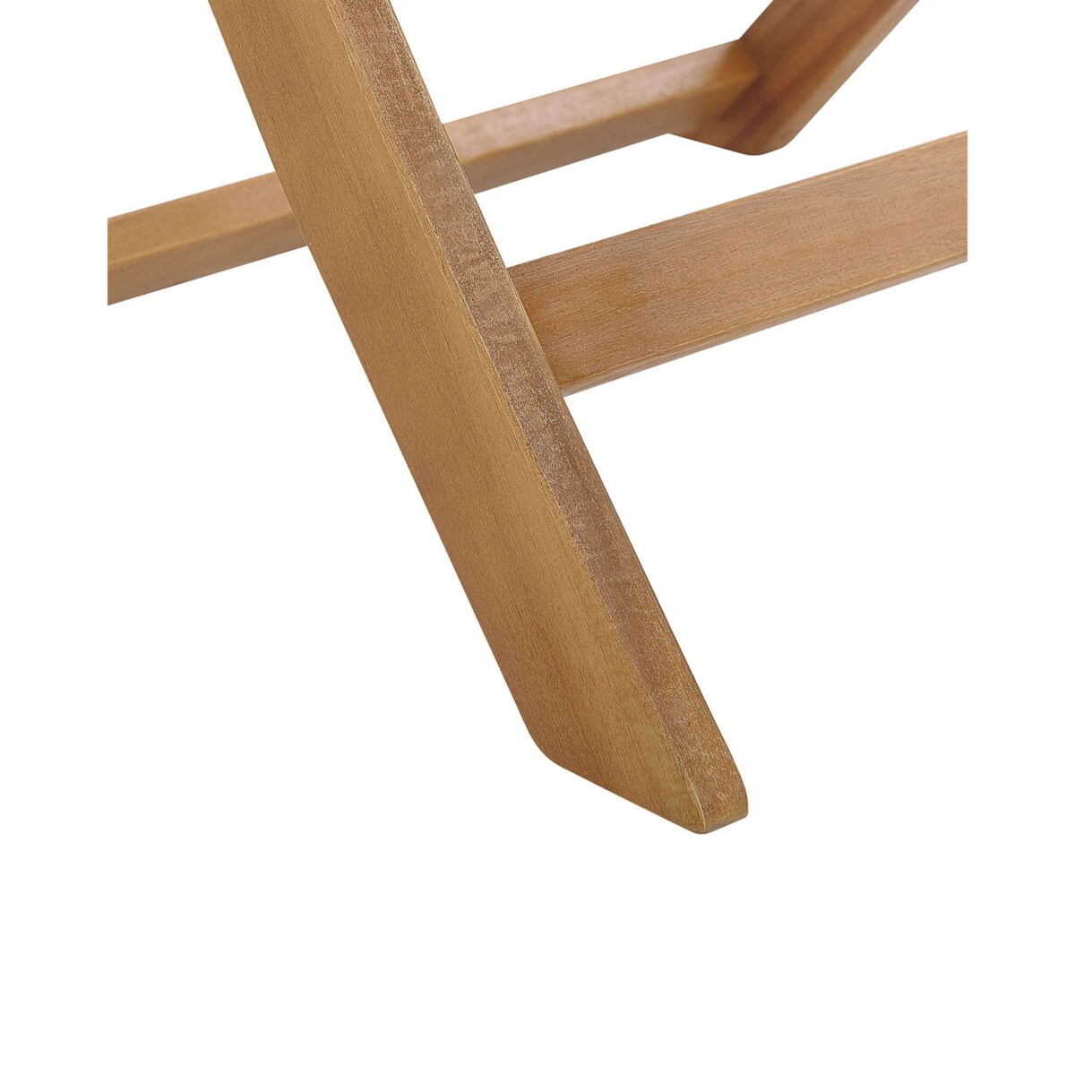 Zestaw 6 krzeseł ogrodowych akacjowy jasne drewno TOLVE