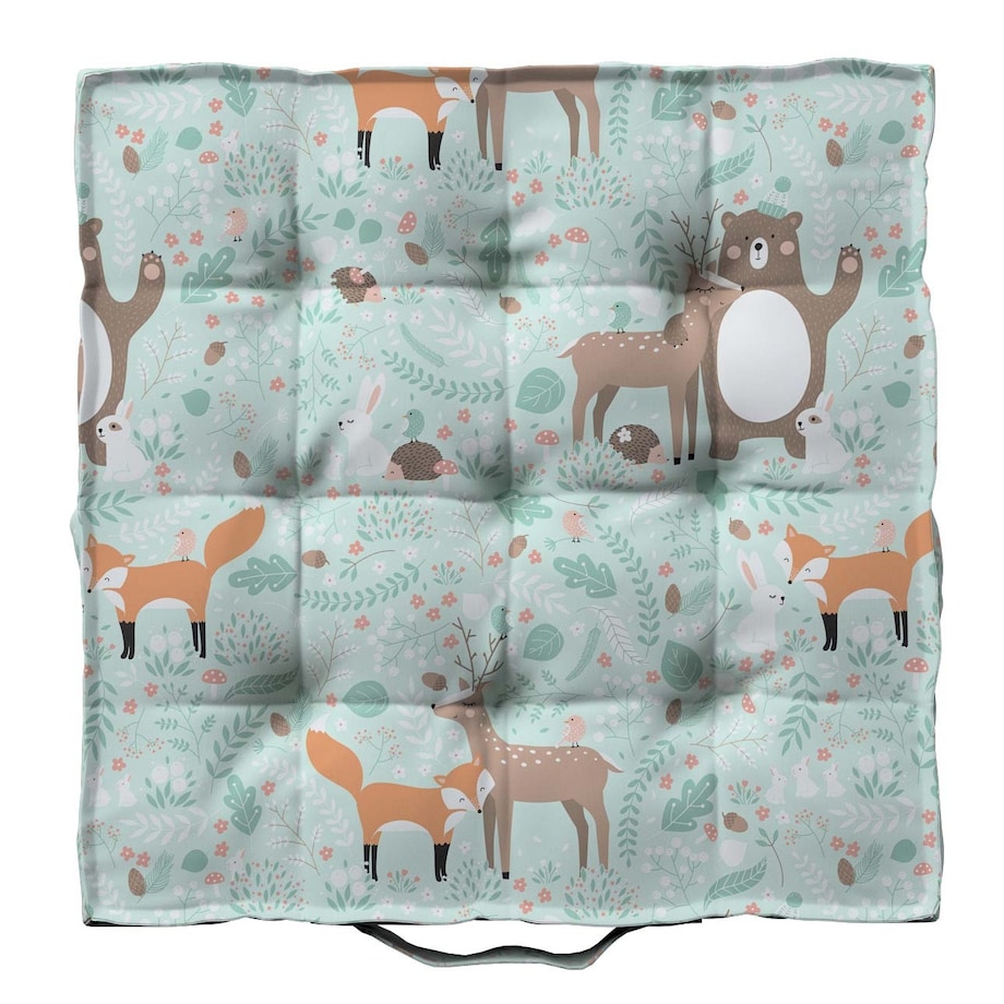 Siedzisko Tomi, zielony, 50 x 50 x 10 cm, Magic Collection