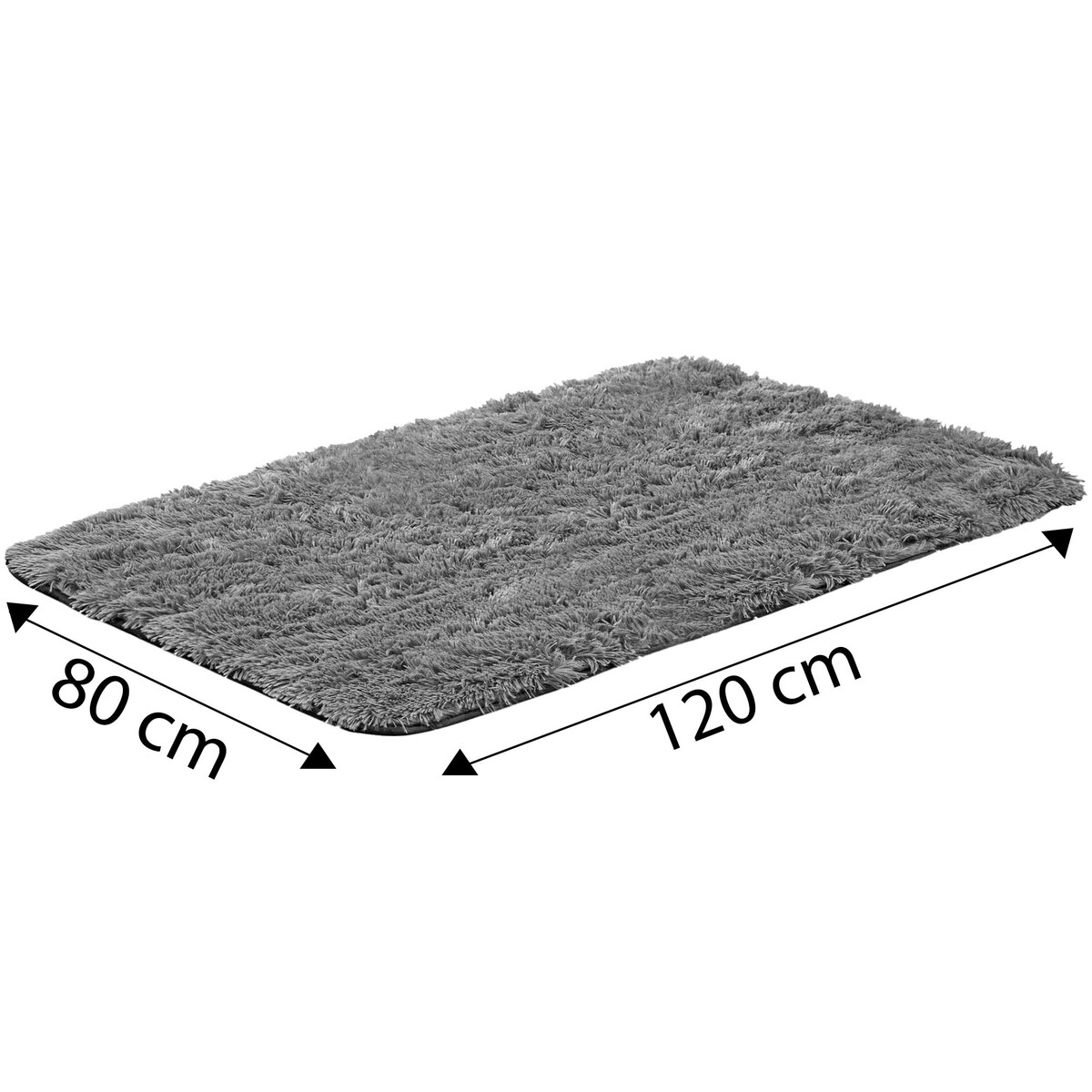 Dywan Shaggy Futrzany Pluszowy Antypoślizgowy Do Salonu Pokoju 80X120 Cm