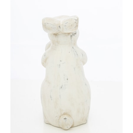 Dekoracja - ceramiczna figurka królika z jajkiem 21x9x10 cm small