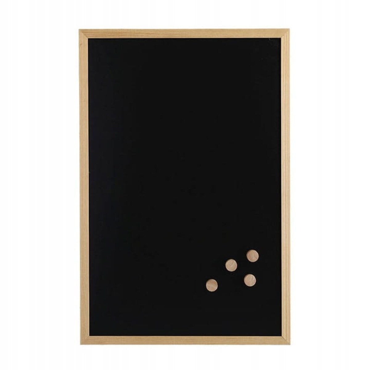 Tablica Kredowa magnetyczna Czarna z Ramką 60 x 40 na Ścianę do Zawieszenia