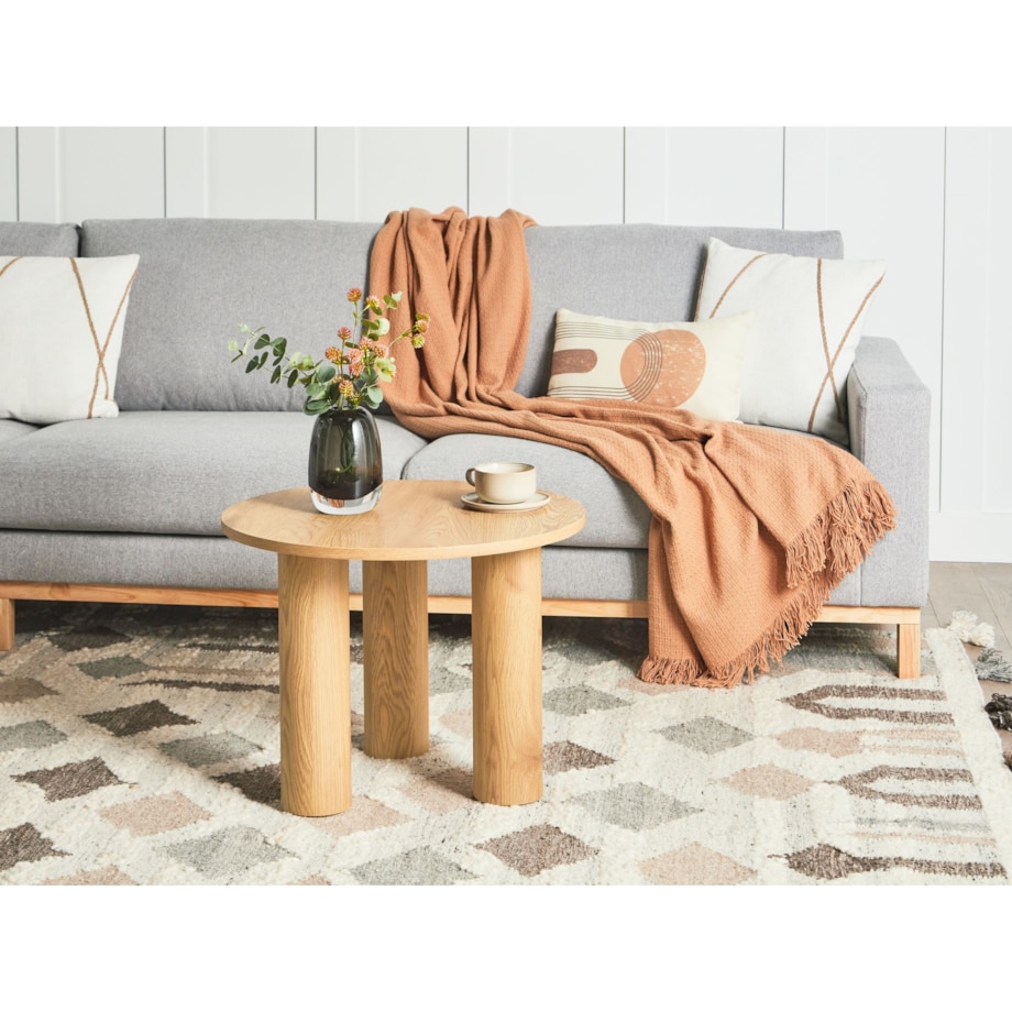 Stolik kawowy MDF Jasne drewno SENOIA