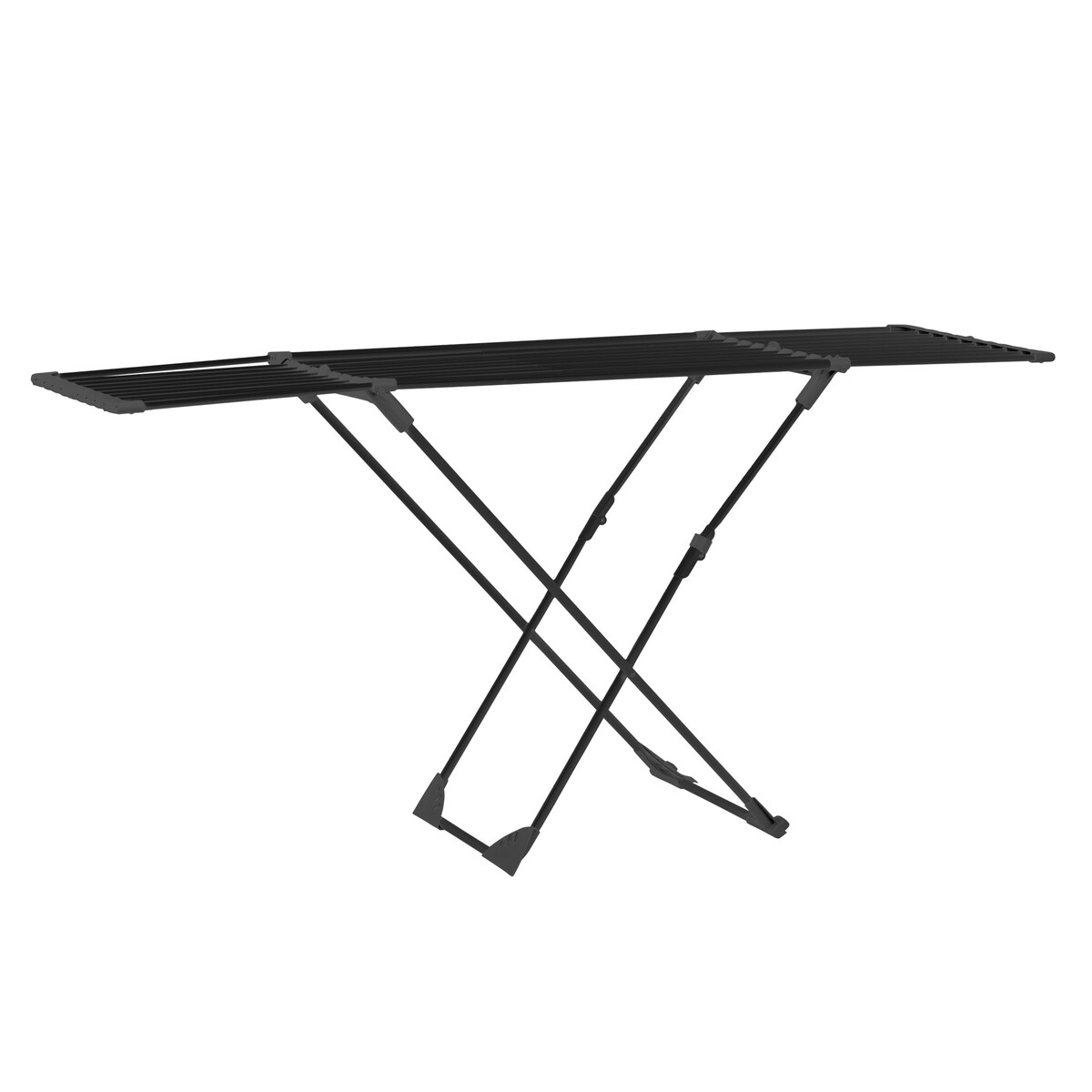 Suszarka na pranie do ubrań bielizny stojąca teleskopowa 20m Massido Ursula czarna