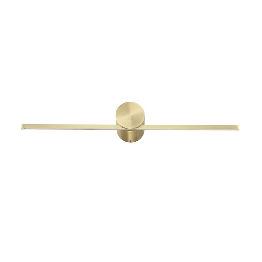 Złota lampa ścienna Modern Slim LP-777/1W M GD LED 6W kinkiet podłużny łazienkowy