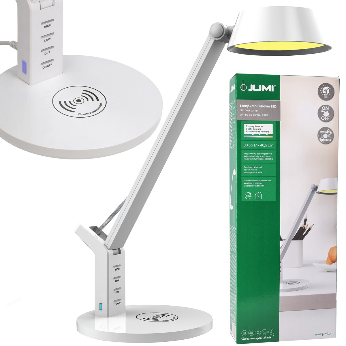 Lampka Biurkowa Szkolna Na Biurko Stołowa Led