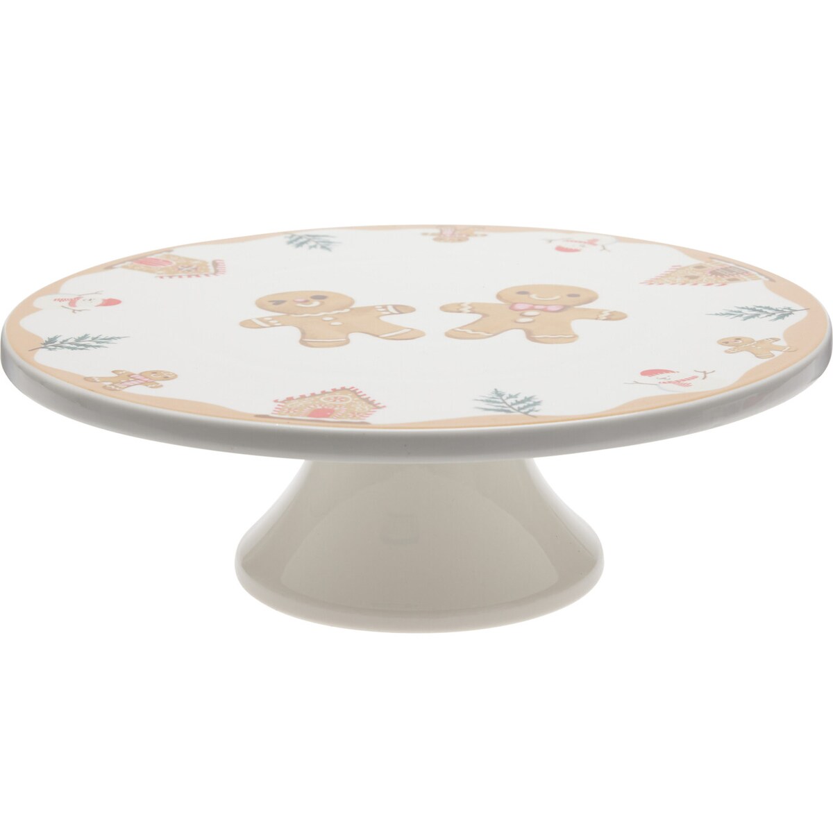 Patera na nóżce porcelanowa, Ø 28 x 9 cm