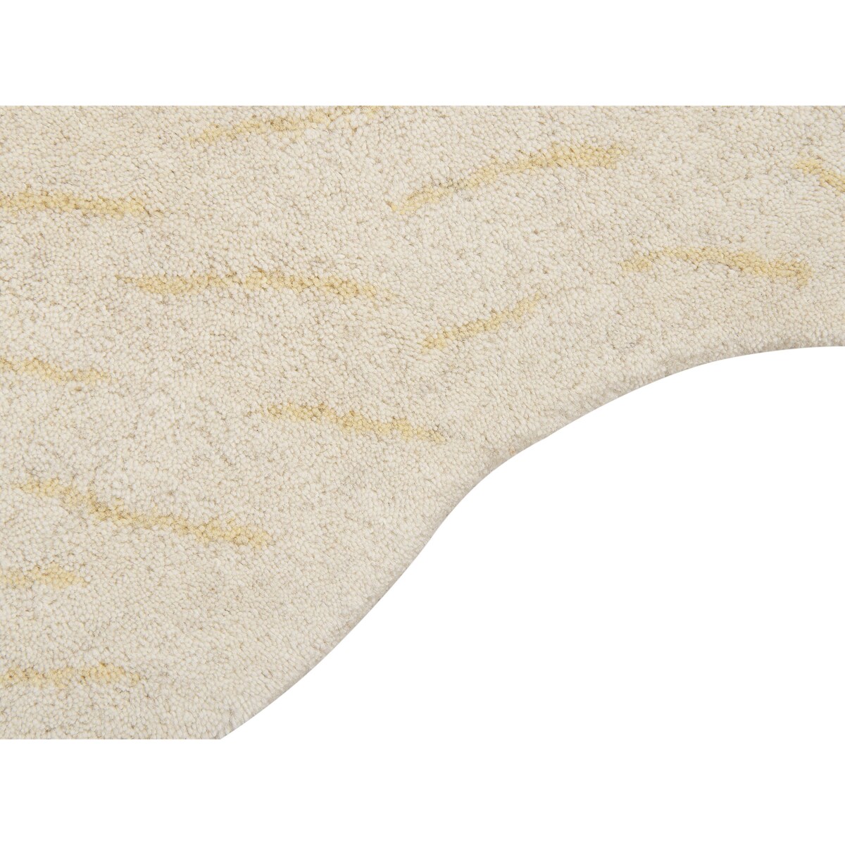 Dywan dziecięcy wełniany niedźwiedź polarny 100 x 160 cm biały IOREK