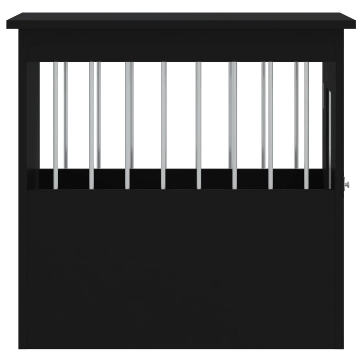 vidaXL Kojec dla psa, czarny, 45x62x59 cm, materiał drewnopochodny