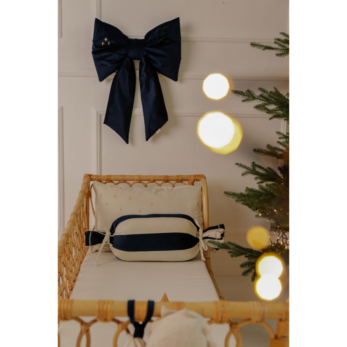 Kokarda Świąteczna Delux Royal Blue - L