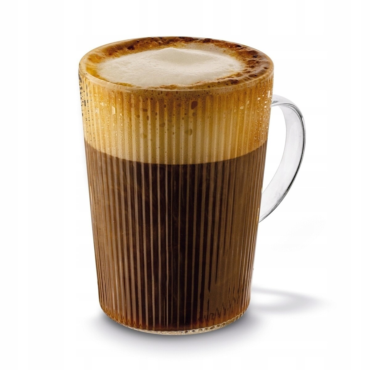 6x SZKLANKA DO KAWY HERBATY wysoka z uchem LATTE 440 ml cappuccino KUBEK