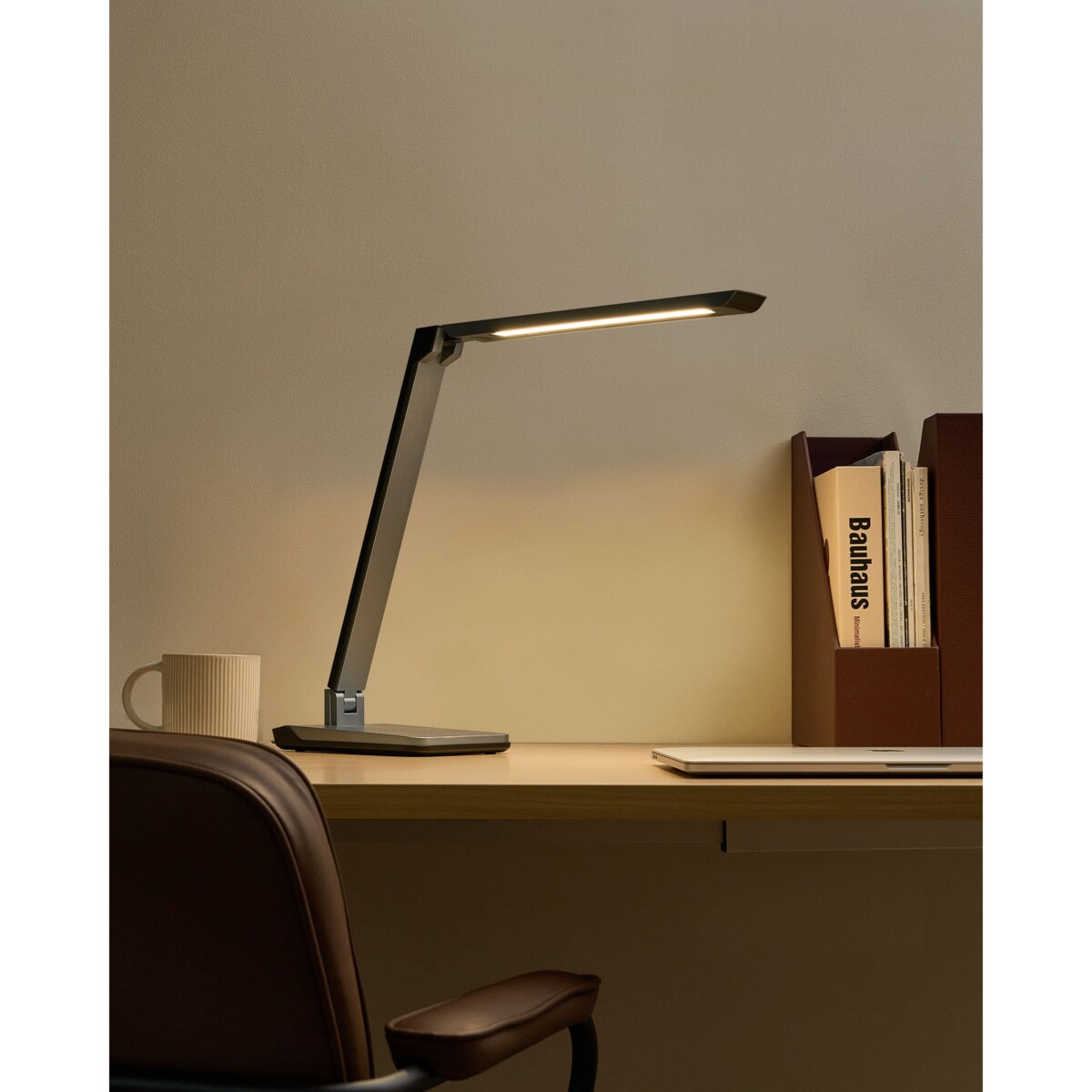 Lampa biurkowa LED PICTOR Ze ściemniaczem Ciemnoszary