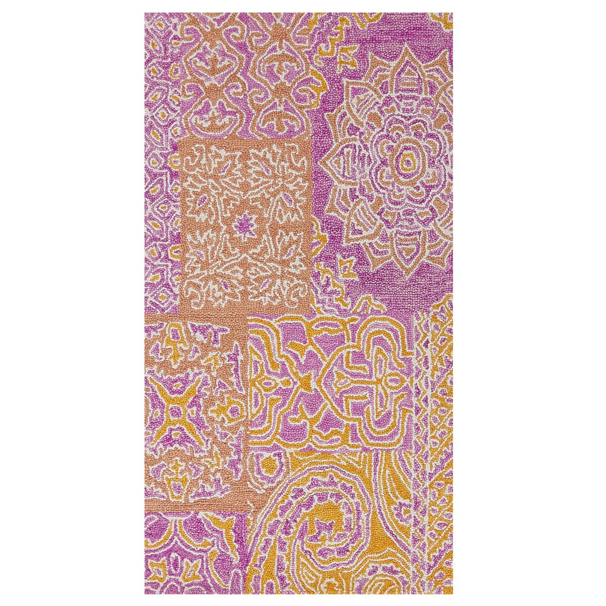 Dywan wełniany 80 x 150 cm wielokolorowy AVANOS