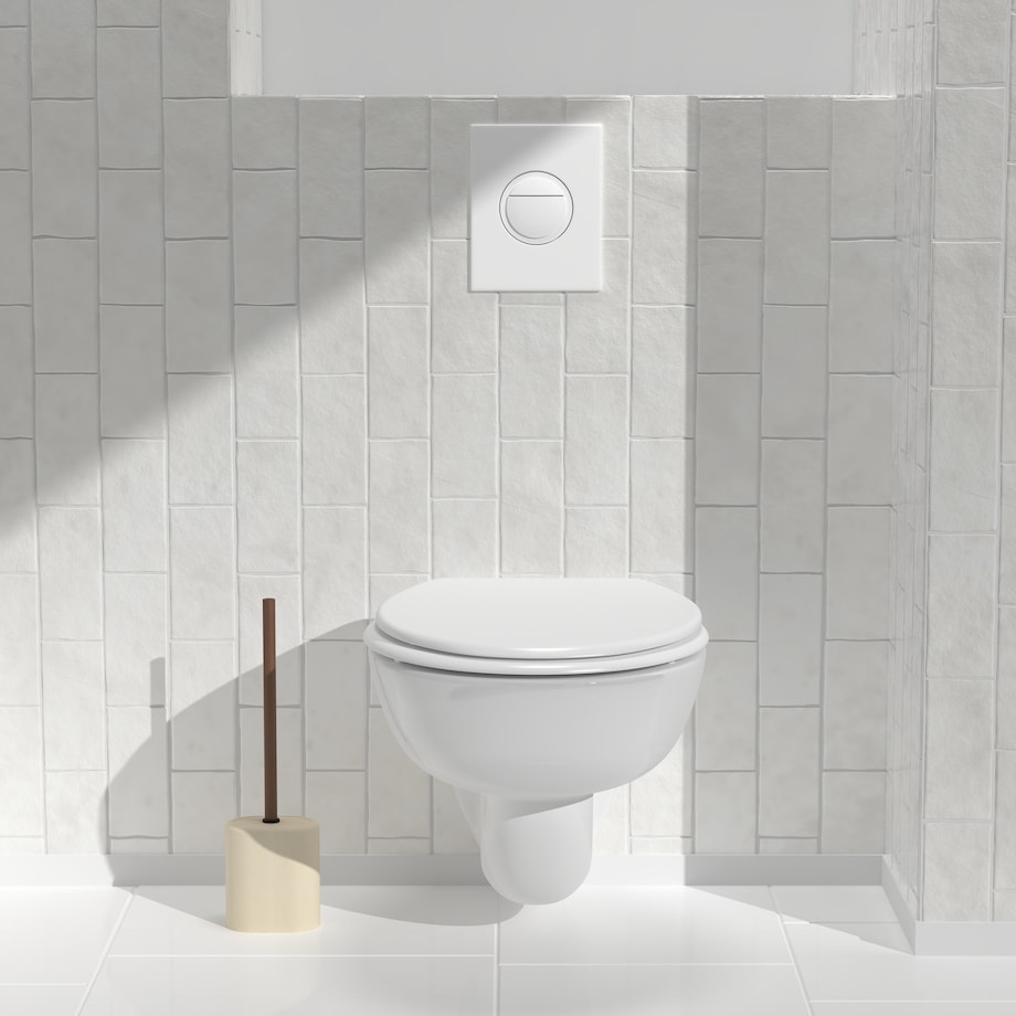 Szczotka WC ARGILEO wolnostojąca, 12 x 7,6 x 39 cm