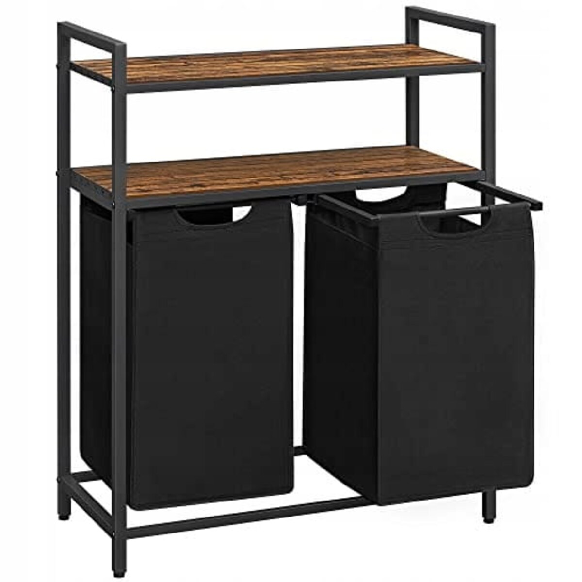 Szafka Łazienkowa Kosz Na PRanie Bielizne Ręczniki Czarny