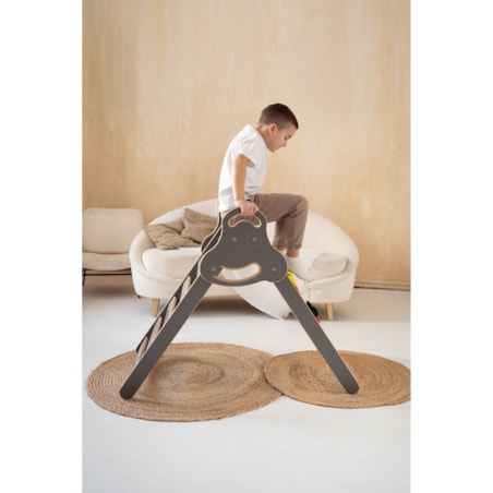 Drabinka Pikler ŚCIANKA WSPINACZKOWA - szara