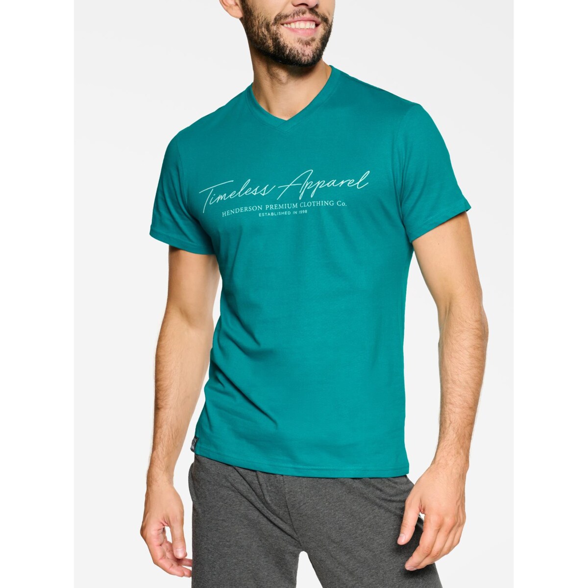 Piżama Pulse 39738-66X Turkusowo-Grafitowy Turkusowo-Grafitowy, XXL