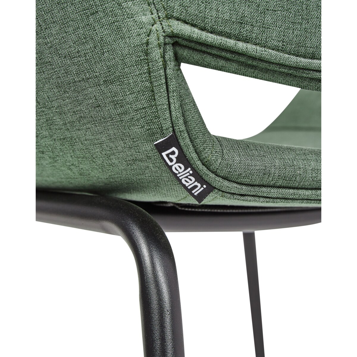 Krzesło do jadalni AXTEL Zestaw 2 Tkanina Zielony