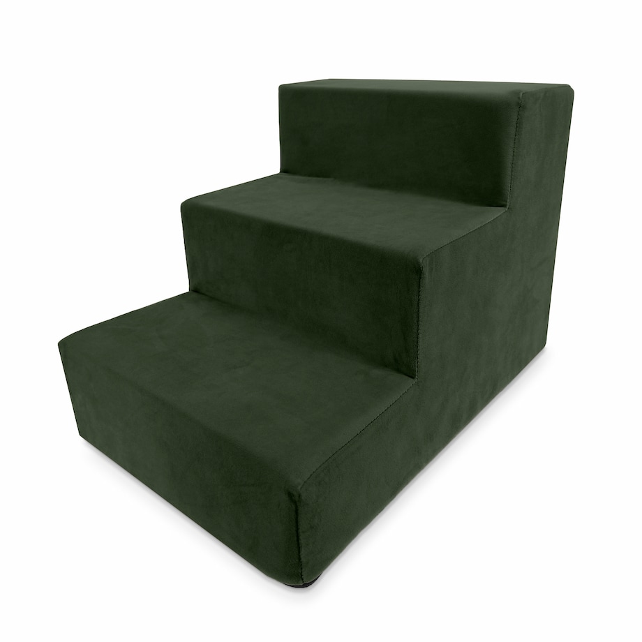 Schodki dla psa kota khaki 3 stopniowe Magic Velvet