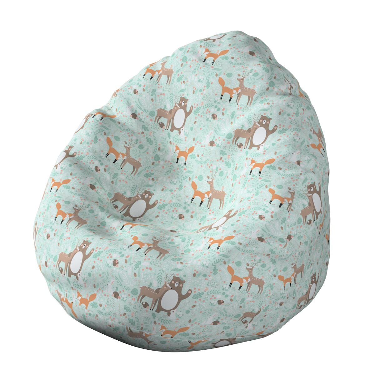 Worek do siedzenia Bowli, zielony, Ø60 x 105 cm, Magic Collection