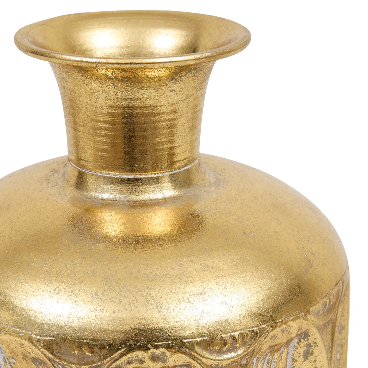 Wazon metalowy, złoty BELLI