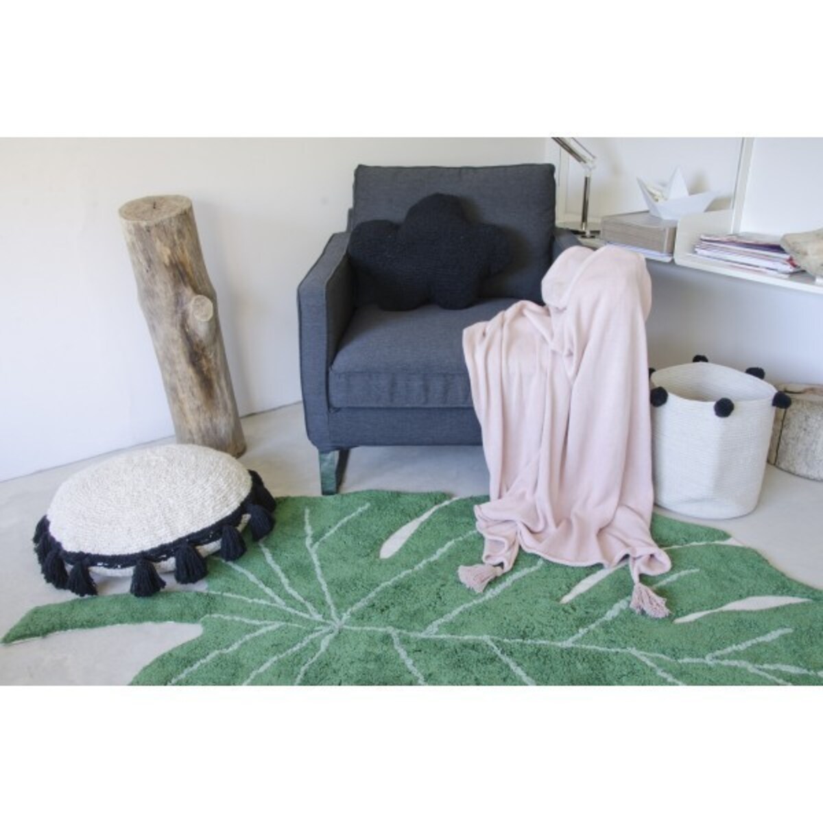 Lorena Canals - Poduszka Circle Black