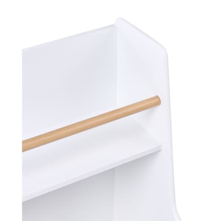 Regał na książki 2 półki JACKIT 72 cm Biały