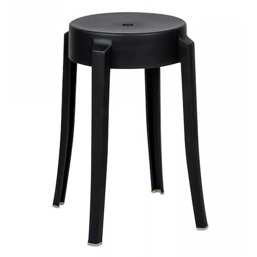 Stołek do kuchni Calmar C1070.BLACK King Home minimalistyczny matowy czarny