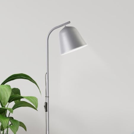 Podłogowa lampa Malia 3096 regulowana z włącznikiem loftowa szara