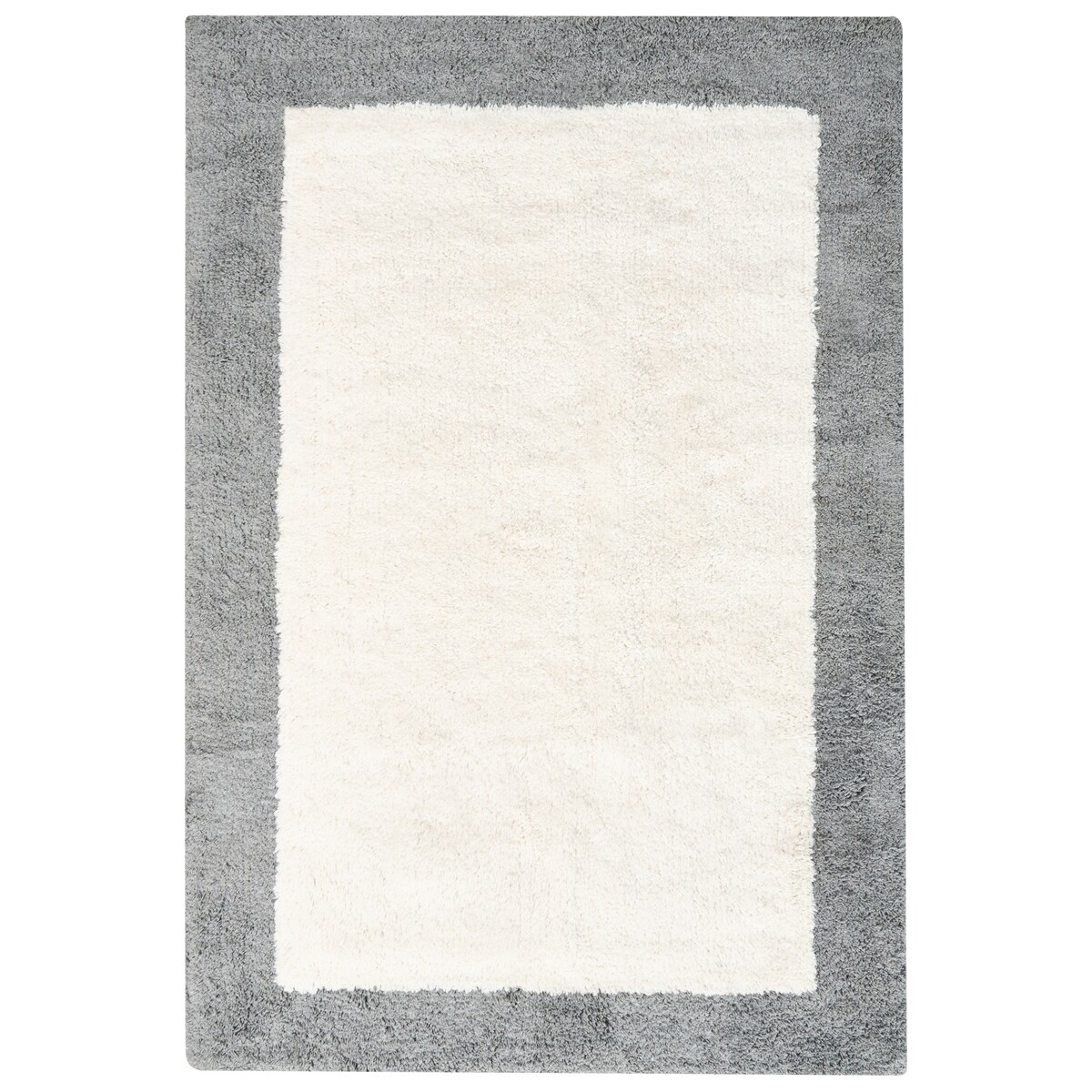 Dywanik łazienkowy KABRI Szary/ beżowy 60 x 90 cm Bawełna