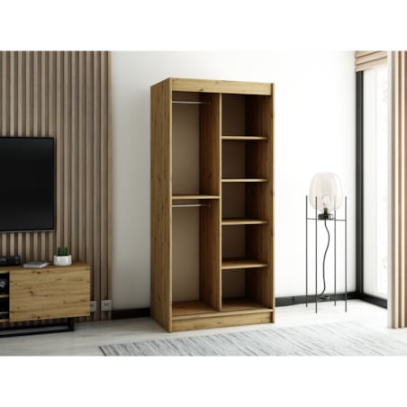 Szafa przesuwna Garderoba LAMELO 100 artisan