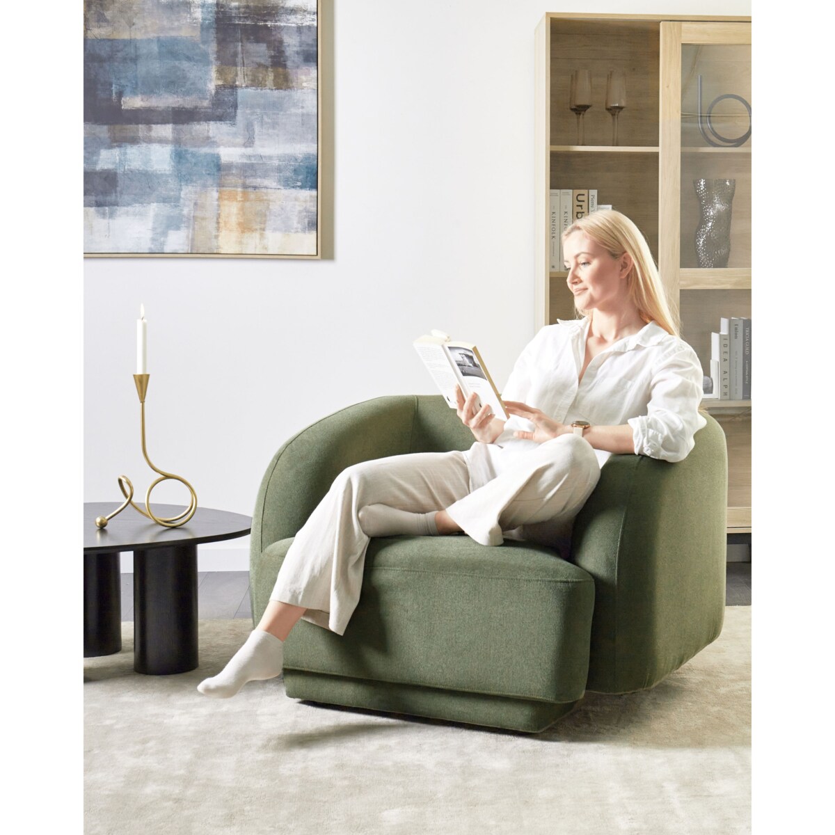 Fotel SKJANES Zielony