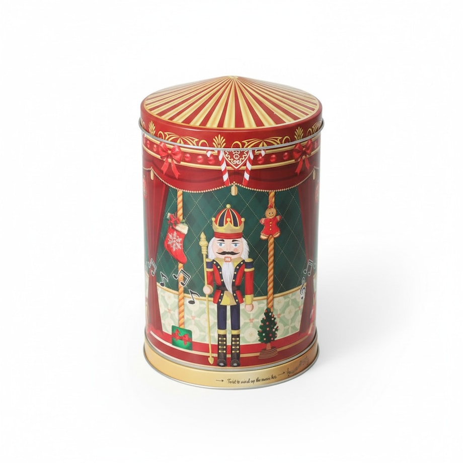 Puszka na ciastka STELLARI karuzela w parku, Ø 13,2 cm