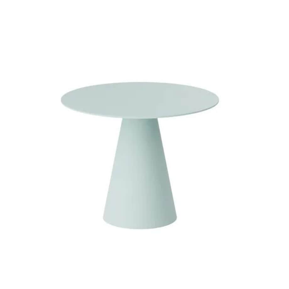 Stół okrągły PINETO 100x100 miętowy