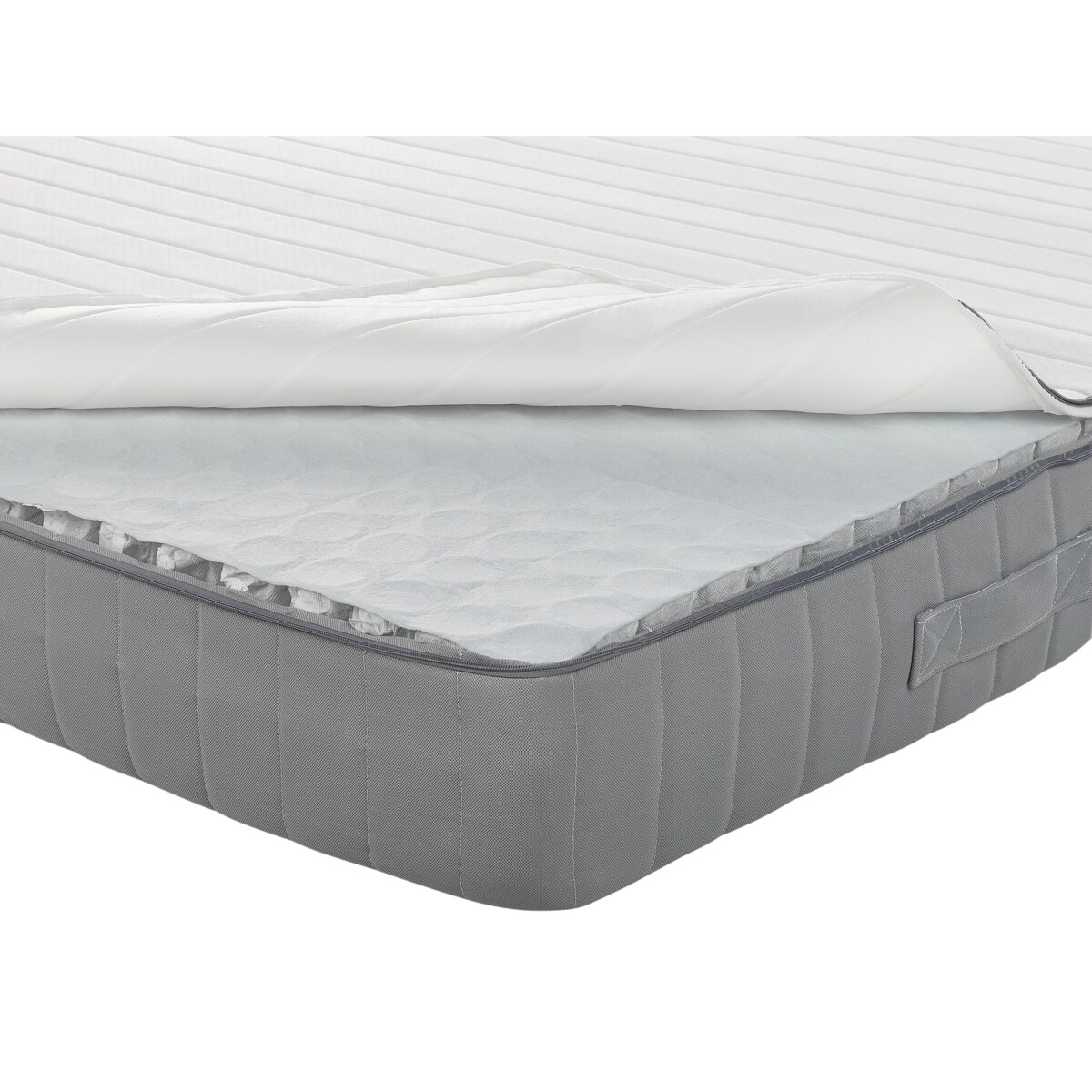 Materac kieszeniowy zdejmowalny pokrowiec 90 x 200 cm średnio twardy ROOMY
